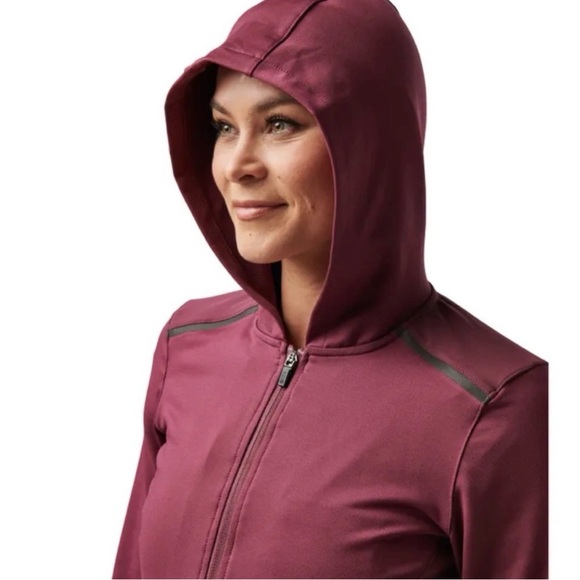 Women's Purple Hooded Jacket 5.11 purple tactical zip up hoodie outdoor active - Picture 7 of 8